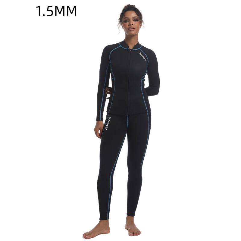 Longchan 1.5MM Women s Two-Piece Freediving Wetsuit