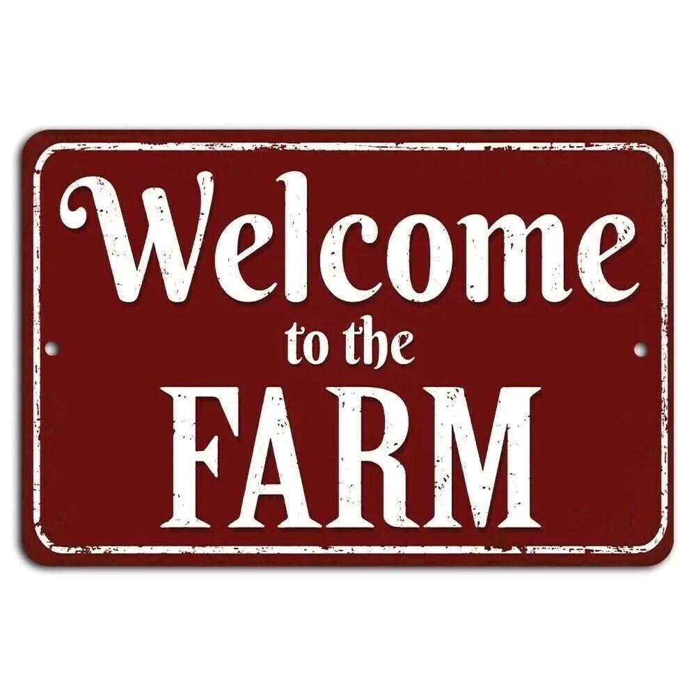 Decorative Metal Wall Art Sign 20x30cm