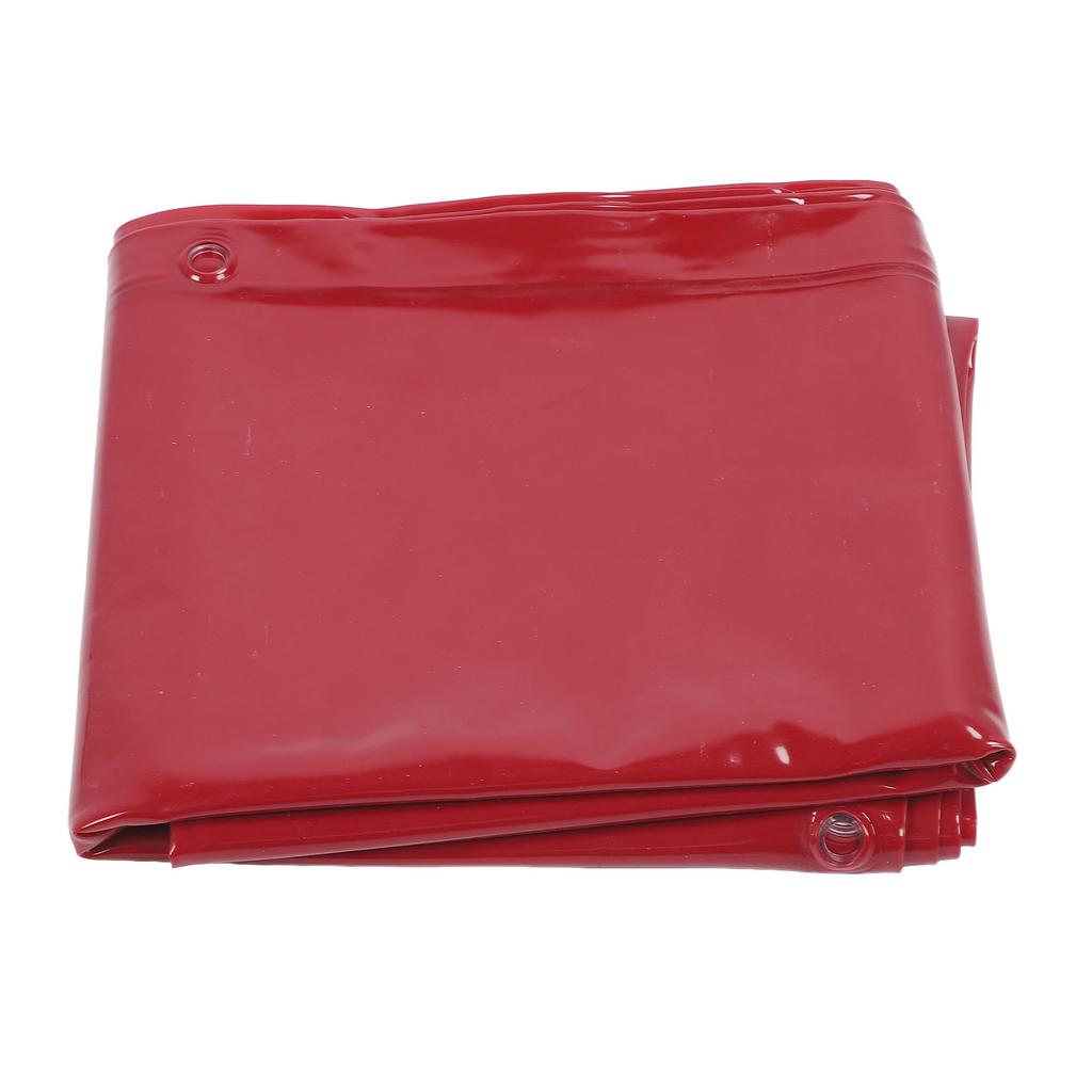 5.71x7.68FT Welding Curtain 6 Levels Guard Hanging Type Flame Retardant Welding Screen for Workshop Industrial Use Red