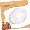 10Pcs Transparent Plastic Easter Egg Candy Boxes Chocolate Gift Packing for Easter Baby Shower Birthday Party Decor