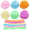 12 Pack Fluffy Butter Slime Kit, With 12 Pack Cute Mini Charms, Cute Slime Party Gift, Super Soft and Non-Sticky, Stress Relief Toy for Girls and Boys
