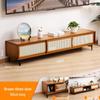 Luxury Retractable TV Cabinet & Coffee Table Combination for Small Apartments