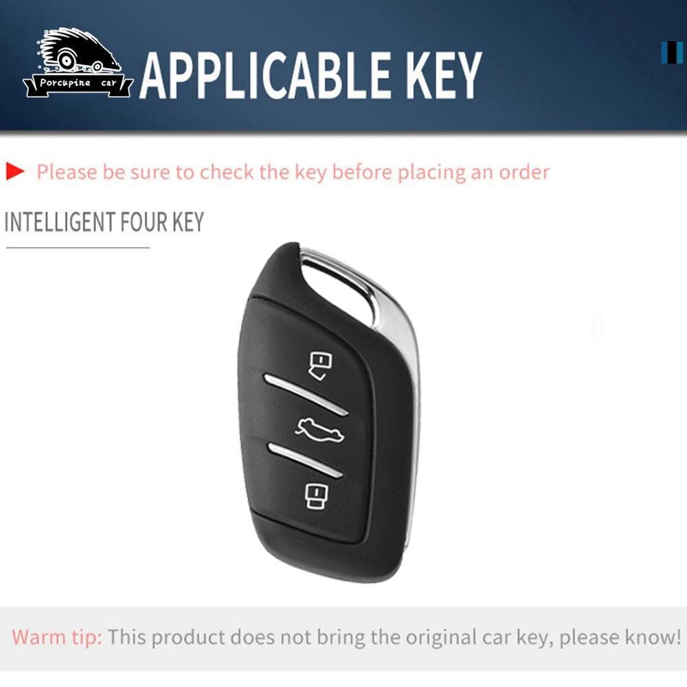 ABS Carbon Fiber Car Key Chain Cover Case for MG ZS EV HS EHS ZX GT MG4 MG5 MG6 Roewe RX3 RX5 RX8 ERX5 I6 I5 Protection