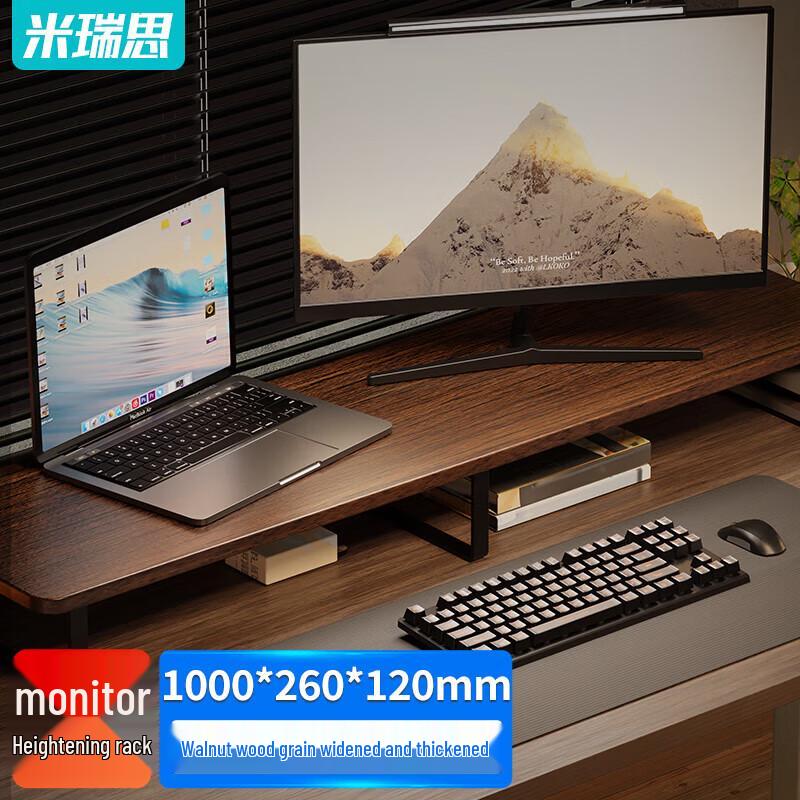 mryc Monitor & Laptop Riser Stand with Storage