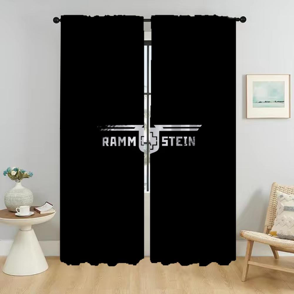 

Rock-rammsteines Антимоскітні штори для штор для фотоапаратів Тюль для дитячої кімнати для спальні Штори для вікон Хеллоуїн W50xH70cmx2pcs-CL