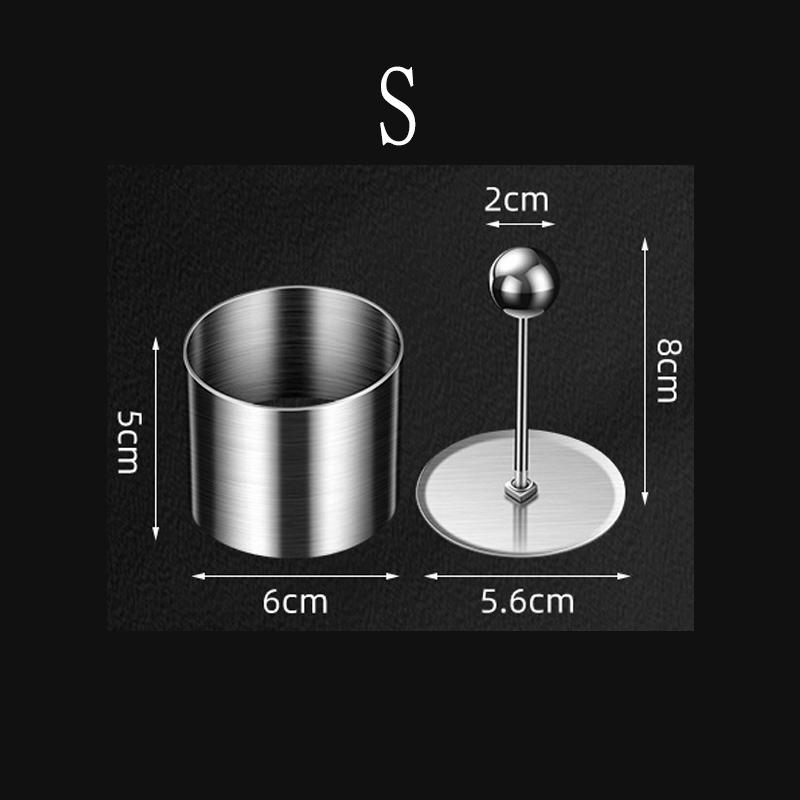 Round Stainless Steel Cake Mousse Ring With Lid Cake Decoration Tool Pastry Cake Mousse Mold Rice Ball Sushi Maker Kitchen tool