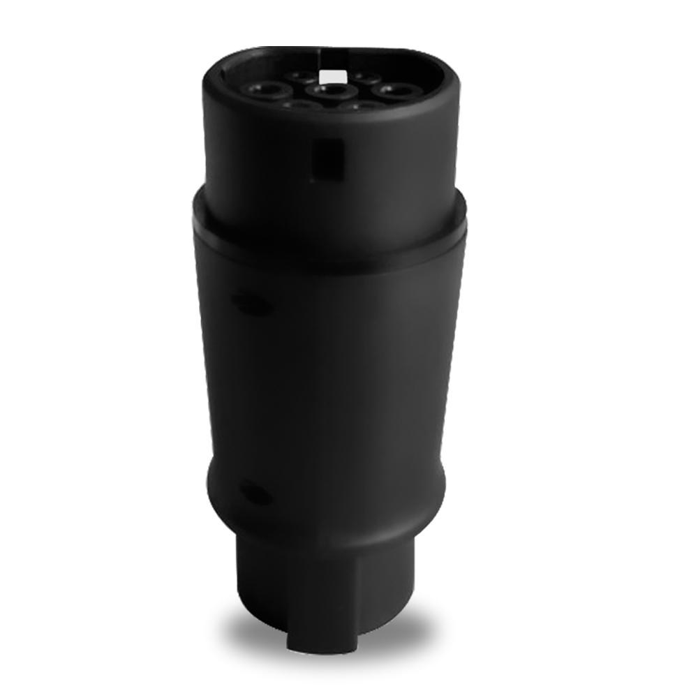 

Адаптер типа 1 к типу 2. Адаптер-конвертер SAE J1772 к разъему зарядного устройства Tesla EV для использования в электромобилях. Type 1 to Type 2 32A