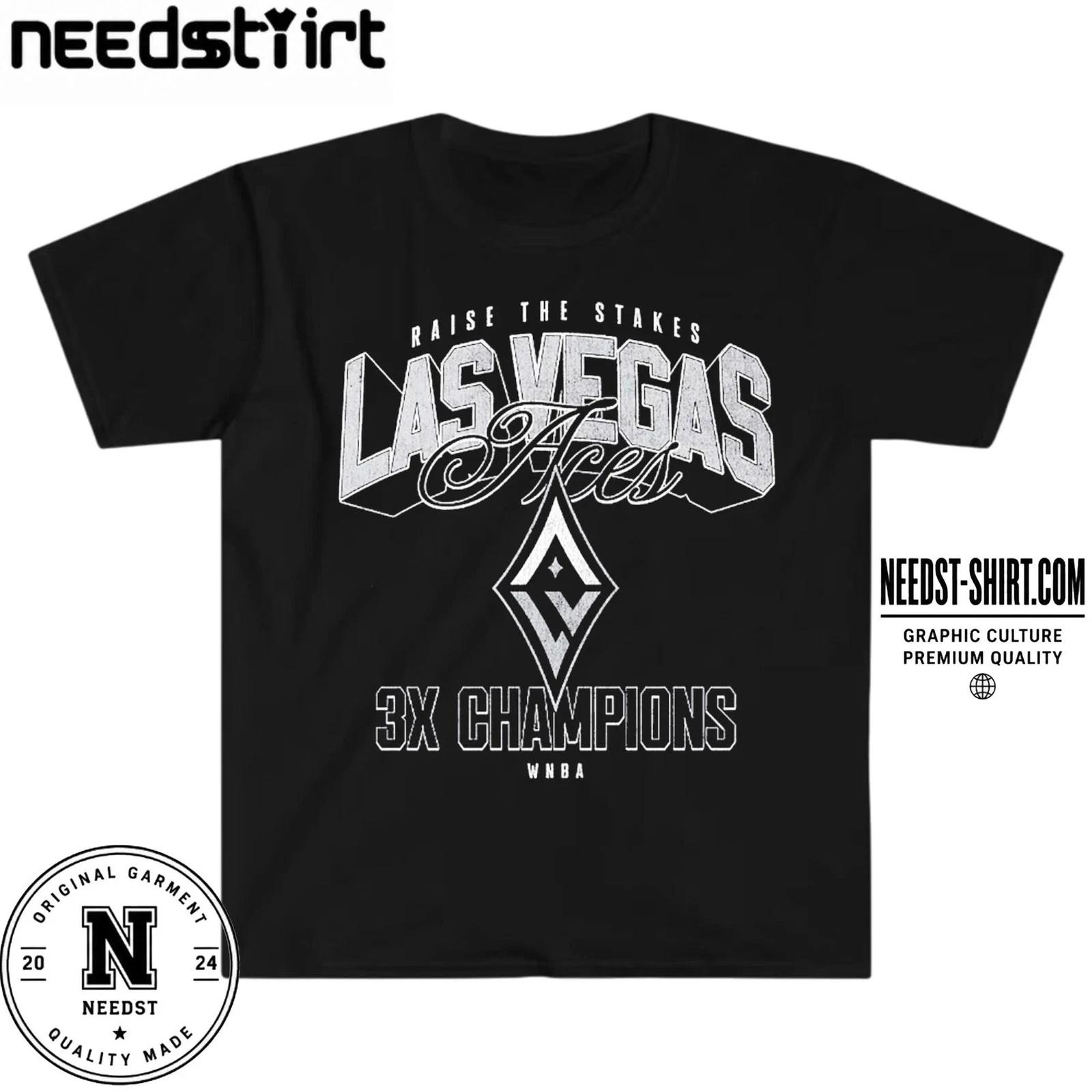 Las Vegas Aces 3x Champions t-shirt XL