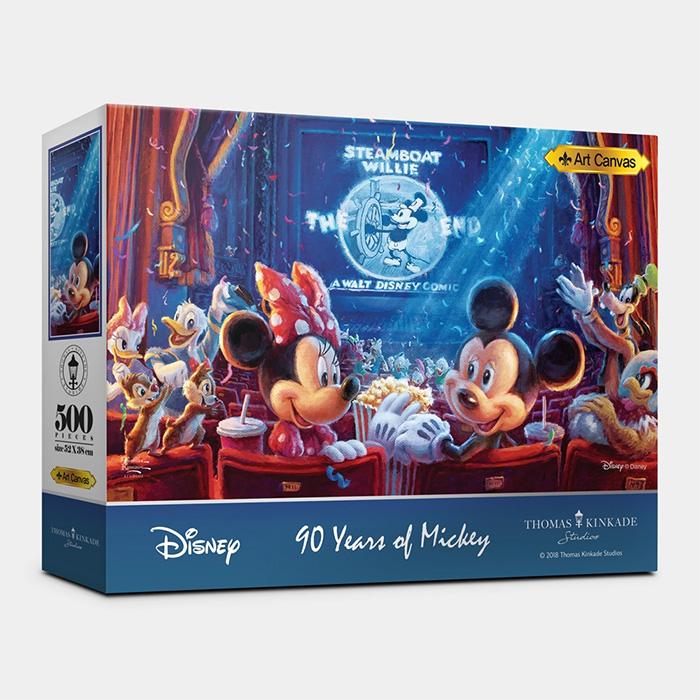 

90-я годовщина Микки и Минни (холст) Пазл Disney 500 деталей