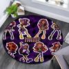 Custom Name,Clawdeen Pattern Round rug,Carpet Rug for Living Room Bedroom Playroom ,Non-slip Floor Mat,Holiday Gifts and Birthday Gifts.
