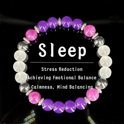 Kristall Naturstein Armband Perlenarmband