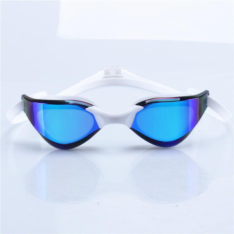 Anti-Fog Swimming Goggles Adults PC Lens Clear Vision Comfort Fit Unisex Racing Swim Blue