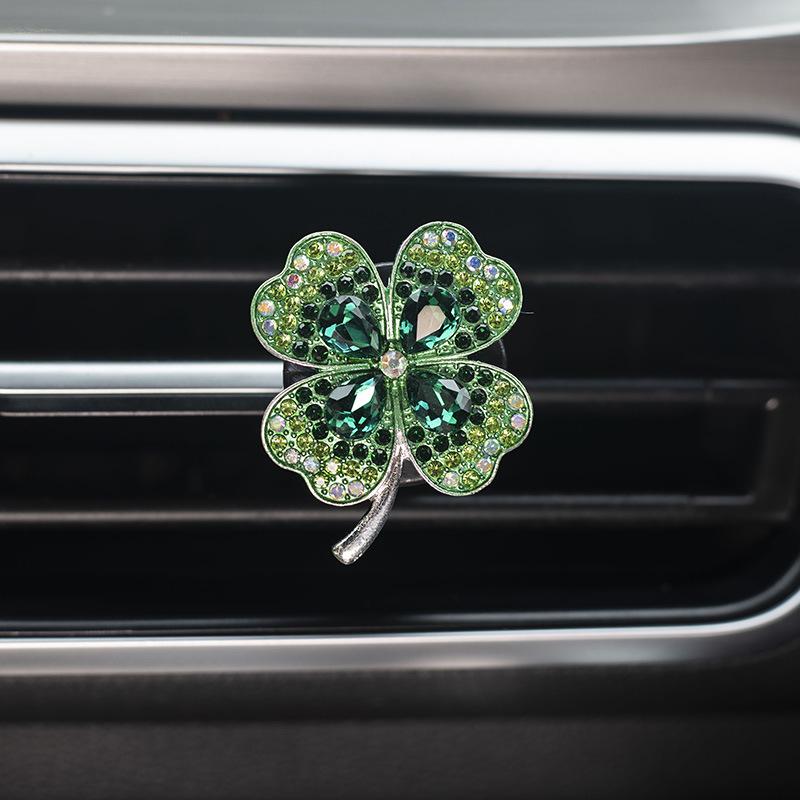 Car Perfume Clip Flower Air Outlet Car Air Freshener Peach Blossom Aroma Diffuser Car Decoration Accessories Fresh Air