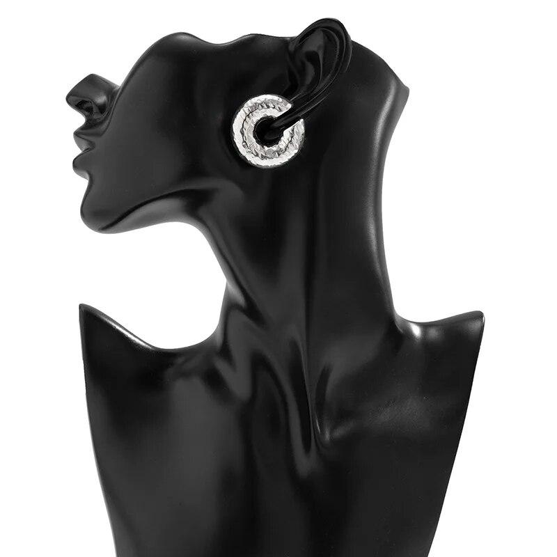 Punk Thick Ear Clip for Women Without Piercing Geometric Clip Earrings Simple Ear CuffJewelry  Personality Jewelry Metal Accessories