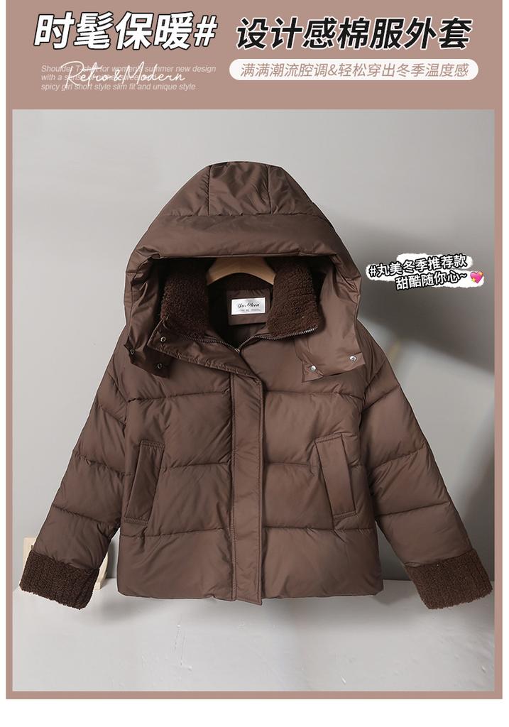 Winter short down cotton-padded clothes women loose thickened small bread clothes cotton-padded jackets fashion hooded jackets tide
