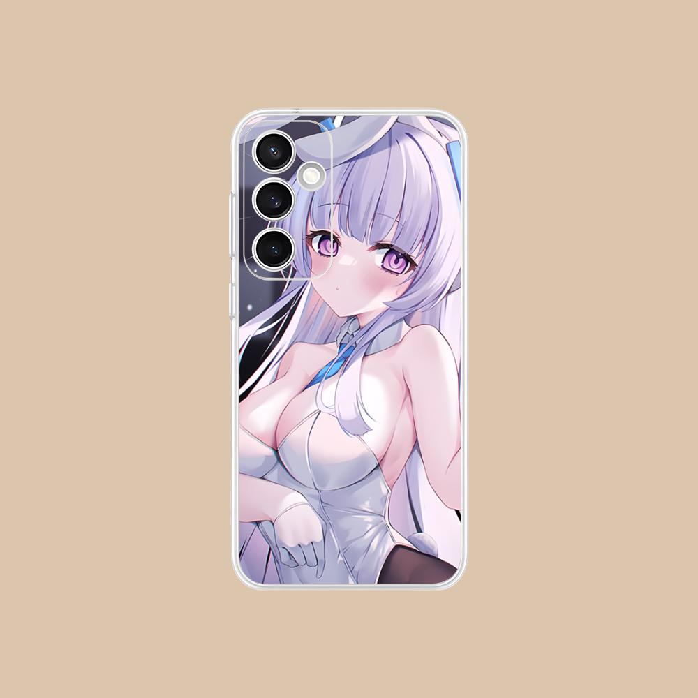 Blue Archive Ushio Noa Phone Case for Samsung Galaxy S25 S24 S23 S22 S21Plus FE Ultra Clear Colorful Cover Luxury Smartphone