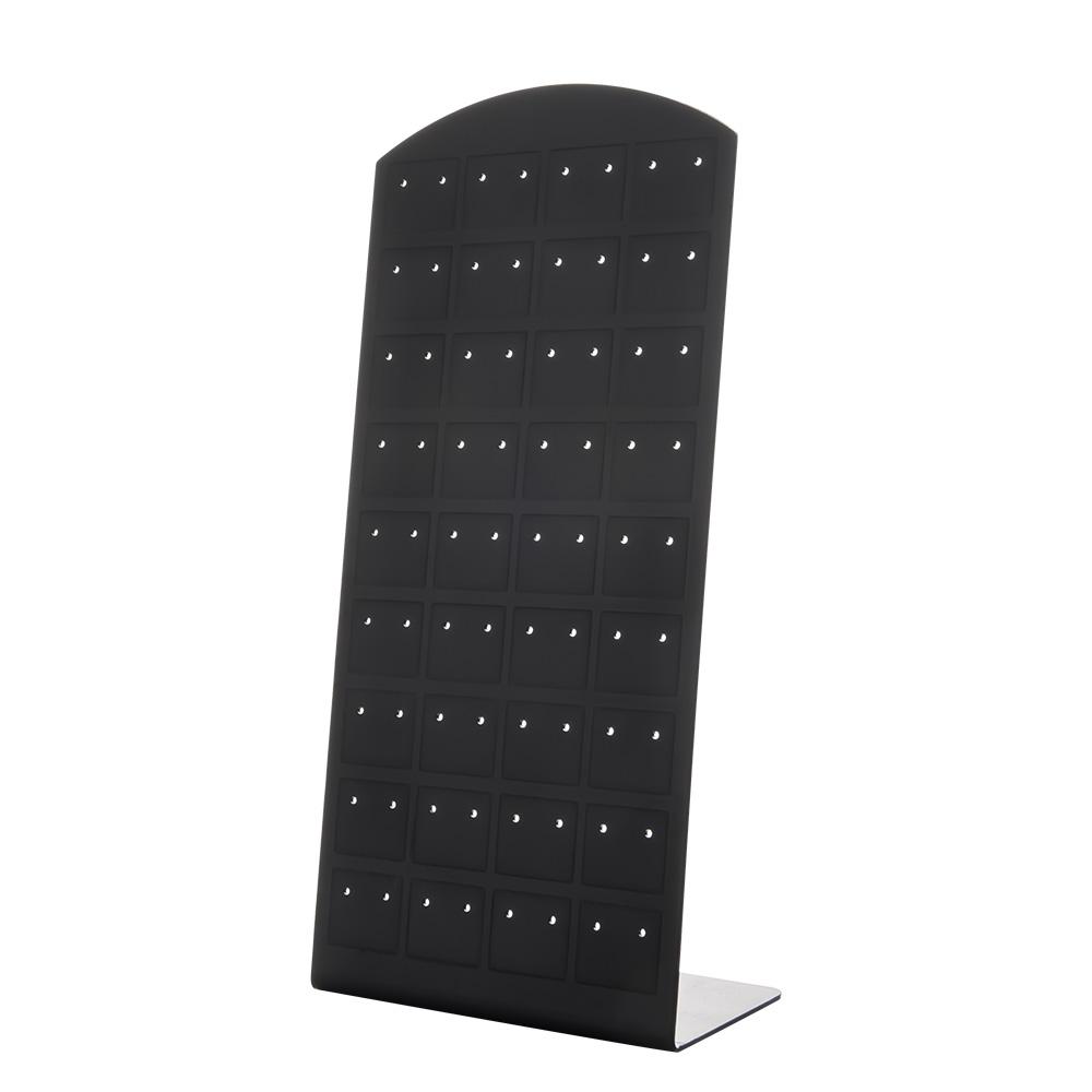 2pcs Fashion Portable Earrings Ear Studs Holder Plastic Jewelry Display Holders Earring Showcase Organizer Stand Storage Rack