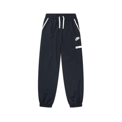 Jugend Strick Sporthose Weich Bequem Hautfreundlich Kinderhosen Schwarz II3066-010