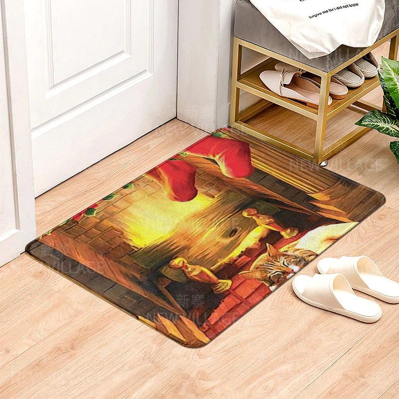 House entrance carpet Home doormat Modern Nordic style Room Bath mat Foot mat bathroom non-slip mat Kitchen water absorption mat