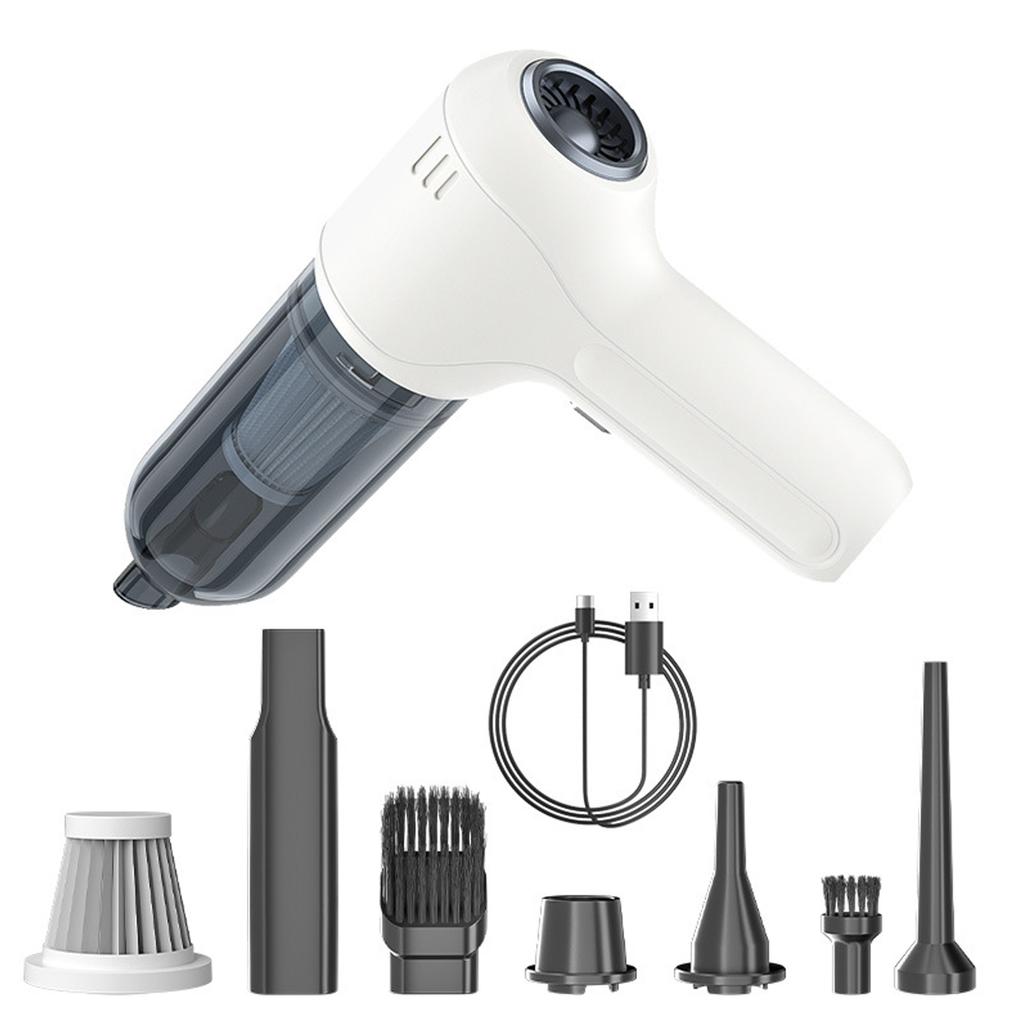 High Efficiency Car Vacuum Cleaner with Various Nozzles Multifunction Handheld Vacuum for Comprehensive Interior Detailing