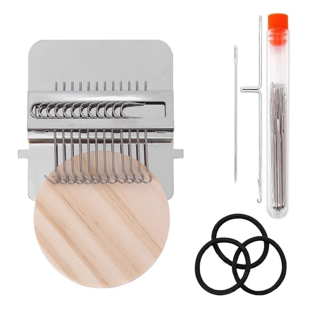 12/14 Hook Mini Loom Machine Metal Tool Darning Machine Small Woven Machine  Household