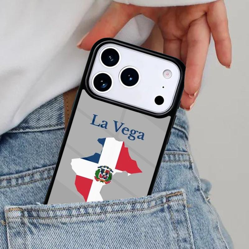 

Dominican Republic Flag soft Phone Case for iPhone 16e 15 14 13 12 17 Pro Max Plus Air 17pro Cover Coque iPhone 12 Pro