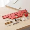 Guide with Aluminum Alloy Hinge Flat Boring Jig for Woodworkers, Carpentry, Furniture