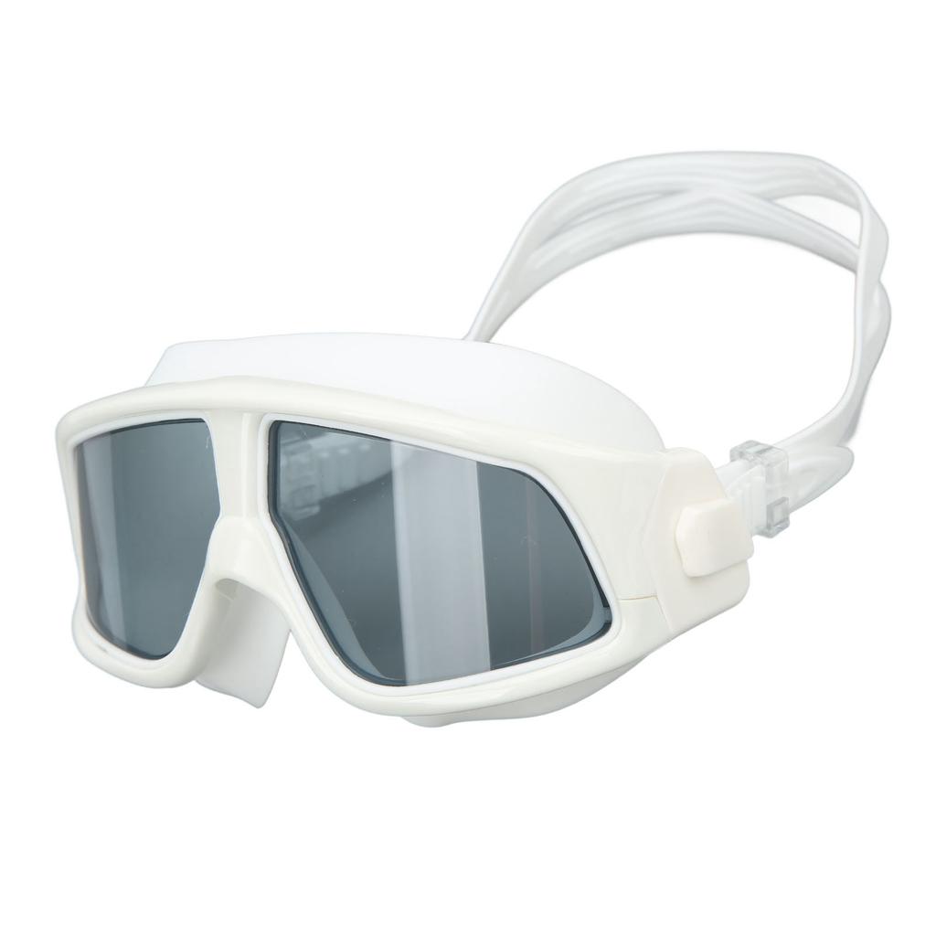 Swimming Goggles Prevent Fog UV Protection Wide View Diving Glasses with Storage Case for Adults