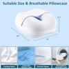 Knee Pillow for Side Sleepers, Memory Foam Leg Pillow for Side Sleeping, Between Legs Pillow for Back Hip Pain, Spine Aligning, Sciatica,