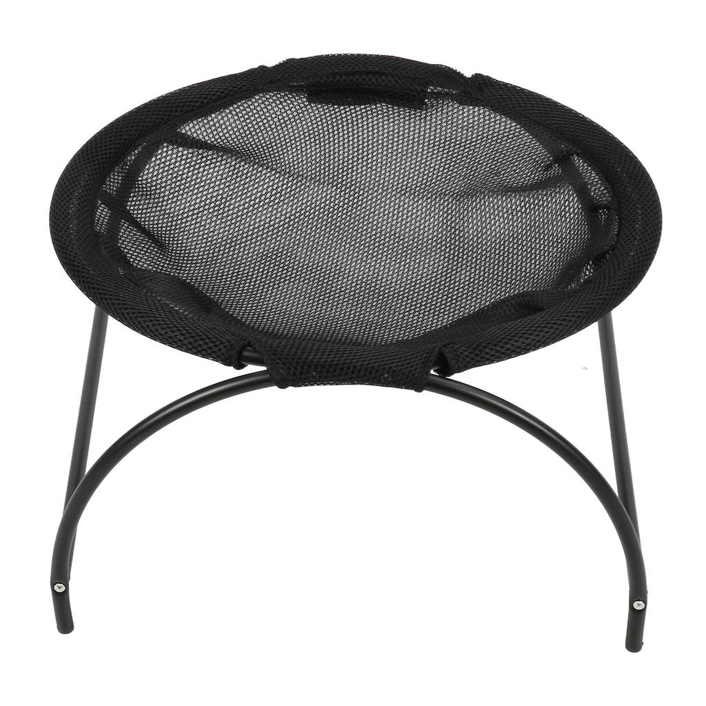 Pat Hamac Pisică Oțel Inoxidabil Pânză Detașabil Înălțat Ridicat Pat Hamac Animal de Companie Câine Mic pentru