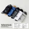 Men's Socks, Spring And Summer, 100% Pure Cotton, 10A Odor-Resistant, Wear-Resistant, Breathable, Mid-Calf Men's Socks, 5 Pairs Mixed Set