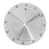 Pointed Mechanical Timer Clear Scale Stainless Steel Cooking Mechanical Reminder for Kitchen Sauna