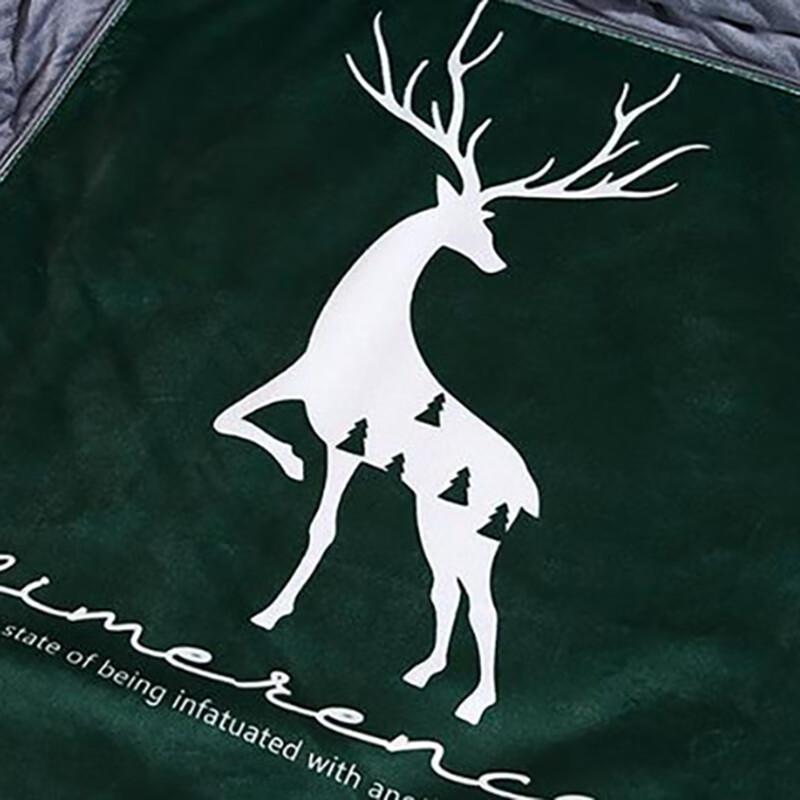 Grace Kristall-Samt 2-in-1 Kissen-Decke