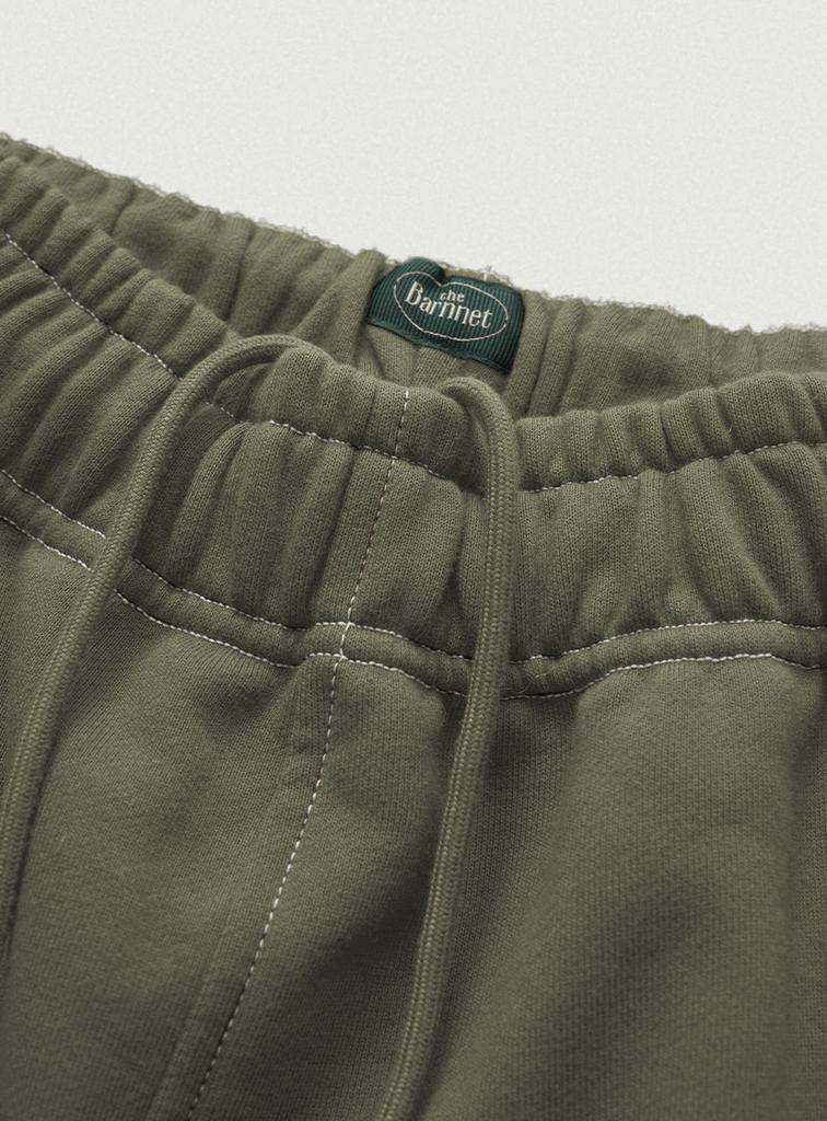 Deobanes Campie Sweat Drawstring Jogger Pants_Khaki