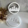 Silicone House Mold Architectural Shape Mold Mold Resin Construction Circle Candle Heat-Resistant DIY Craft