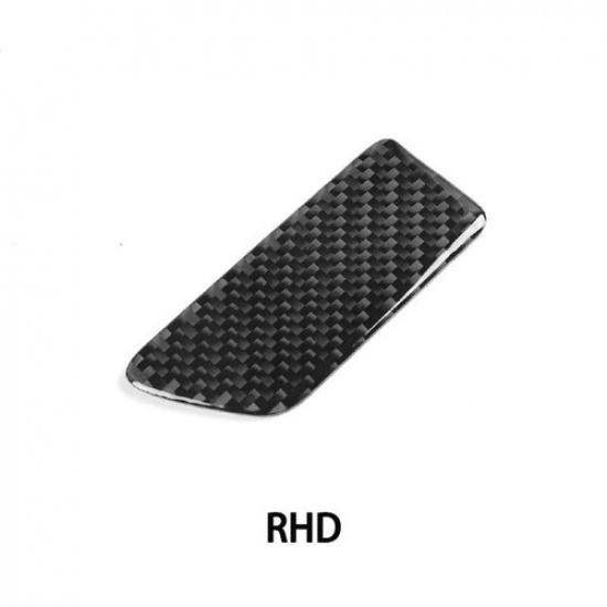 Carbon Fiber Interior Glove Box Handle Panel Cover Trim For Seat Leon 2013- RHD