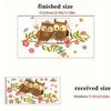 Wall Sticker Romantic Love Owl Couple Self-Adhesive Wall Stickers Bedroom Entryway Living Room Porch Home Decoration Wall Decor Decals