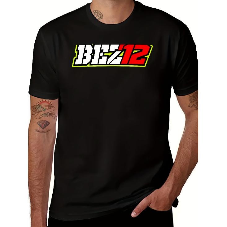 Men S Marco Bezzecchi 72 Racing T-Shirt. This Lightweight Summer Shirt Boasts a BEZZ72 Design And Is Made from 100% Breathable Material, Making It a S чёрный