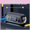 Bluetooth Alarm Clock Radio Dimmer Nap Timer With Color Night Light Bedroom For