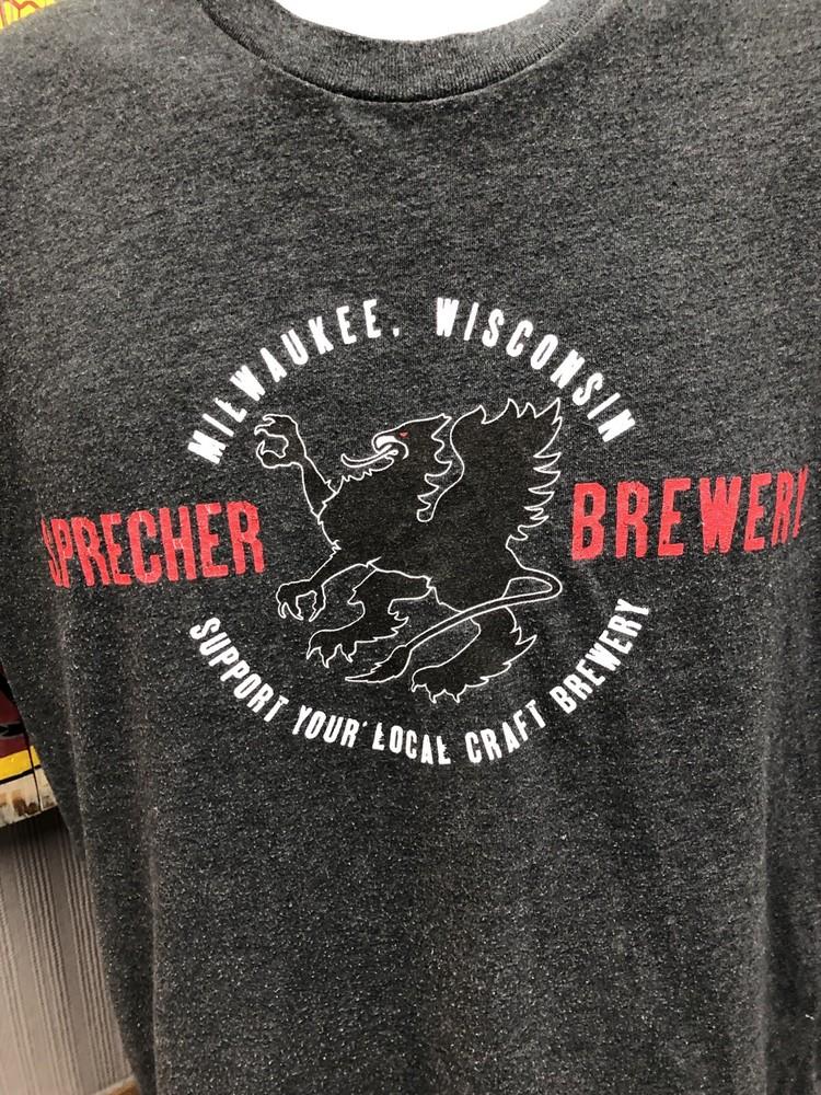 Sprecher Brewery Beer Milwaukee Wisconsin Grey Medium T-Shirt Local Craft Unisex T-Shirt XXXL