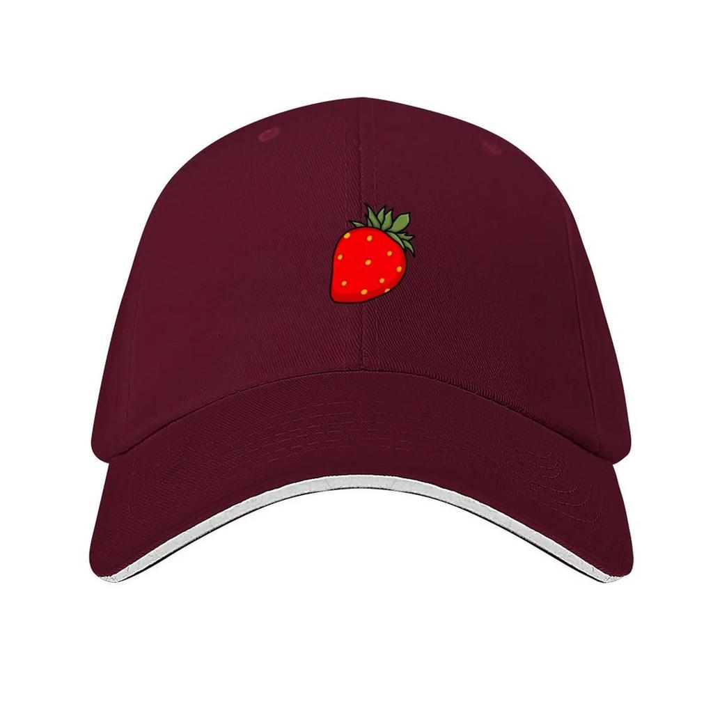 Strawberry Baseball Cap Unique Hats Luxury Man Cap Trucker Hat Fishing Hat Hats Woman Mens