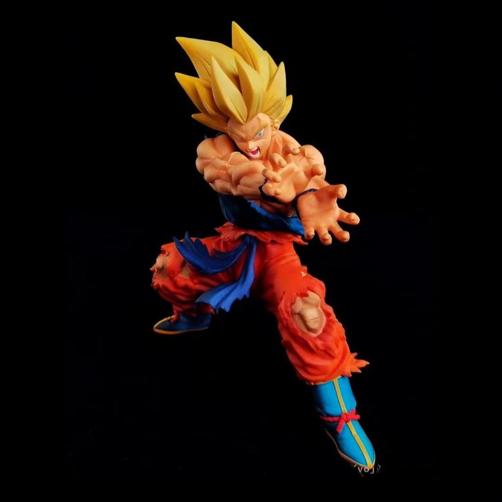 Dragon Ball Super Saiyan Gogeta and Vegito Battle Damaged Figurine