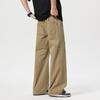 VUUG Men's Pure Cotton Loose Straight Leg Cargo Pants