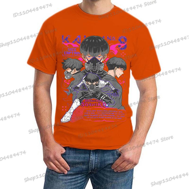 Y2K Tops Anime Kaiju No 8 T-shirt Soshiro Hoshina Lover Gift Manga T Shirt Japanese Manga Creative Women Men Trendy Tshirt