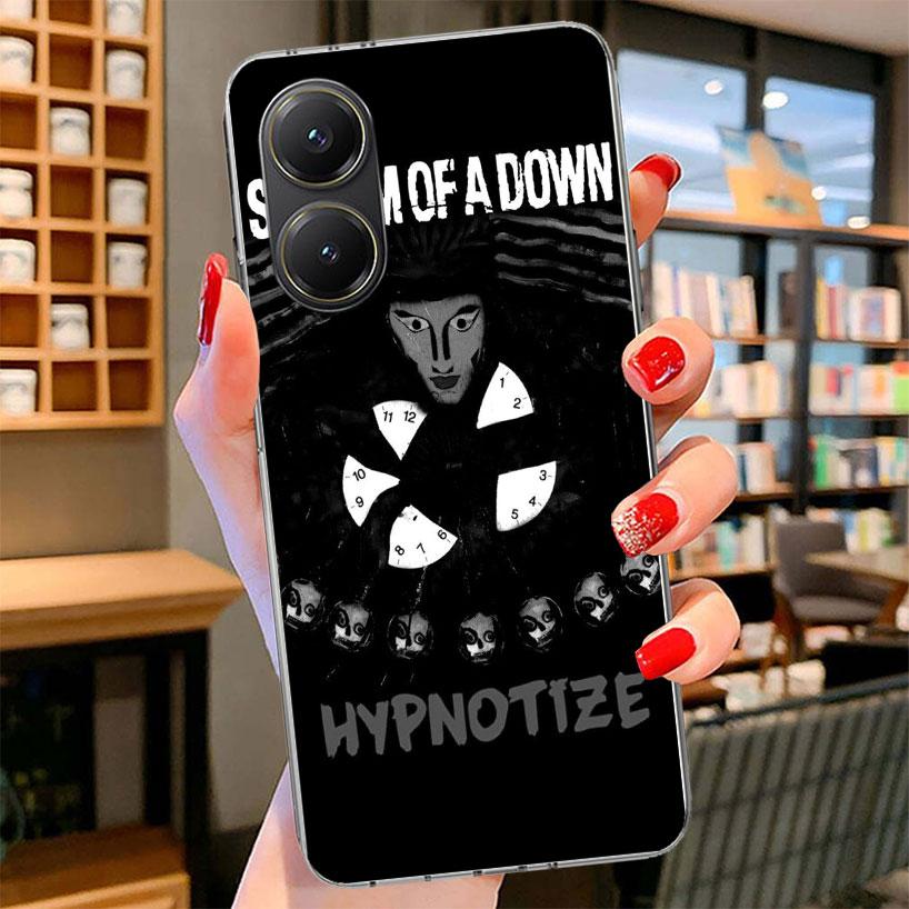 System Of A Down Phone Case For Xiaomi Poco F7 Ultra X7 X6 X5 Pro M7 Redmi 15C 15 13C 13 12C 12 10C 10 9A 9C 9T 9 Shell Poco F7