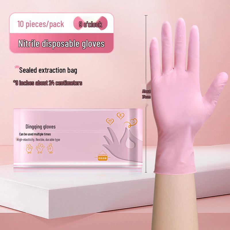 

Women s Extra Long Durable Nitrile Latex-Free Dishwashing Gloves for Kitchen Cleaning