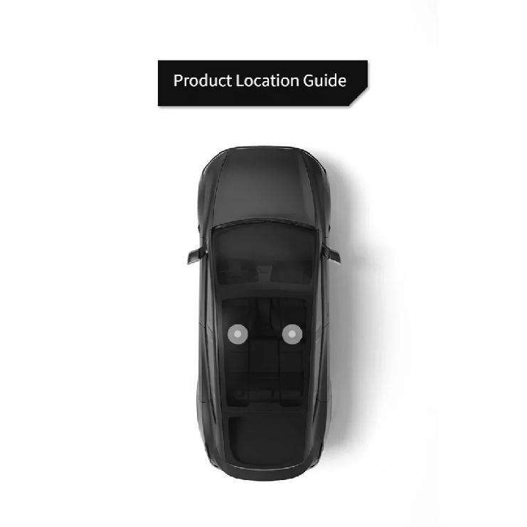 For Tesla New Model Y Juniper/Model 3 Highland 2025 ABS Seat Back Hook Multiple Hooks Foldable Design Glove Box Hook Accessories