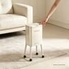 High-Legged Kitchen Trash Can with Wheels - Large Capacity, Narrow Gap, with Lid