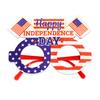 1/12 Pcs American Flag Glasses Memorial Day Patriotic Party Star And Stripes Glasses for 4th of July Celebration USA Veterans Day Decoration