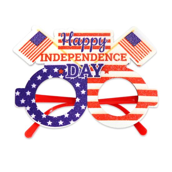 1/12 Pcs American Flag Glasses Memorial Day Patriotic Party Star And Stripes Glasses for 4th of July Celebration USA Veterans Day Decoration